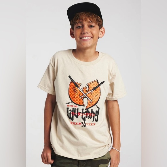 wu tang Other - Enter the Wu-Tang clan graphic tee yxl youth kids euc 36 Chambers boys girls